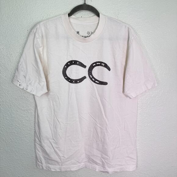 Beyonce Cowboy Carter Tour Shirt Medium CCT Ghost Star Tee Horseshoe 2025 Merch - Picture 1 of 9